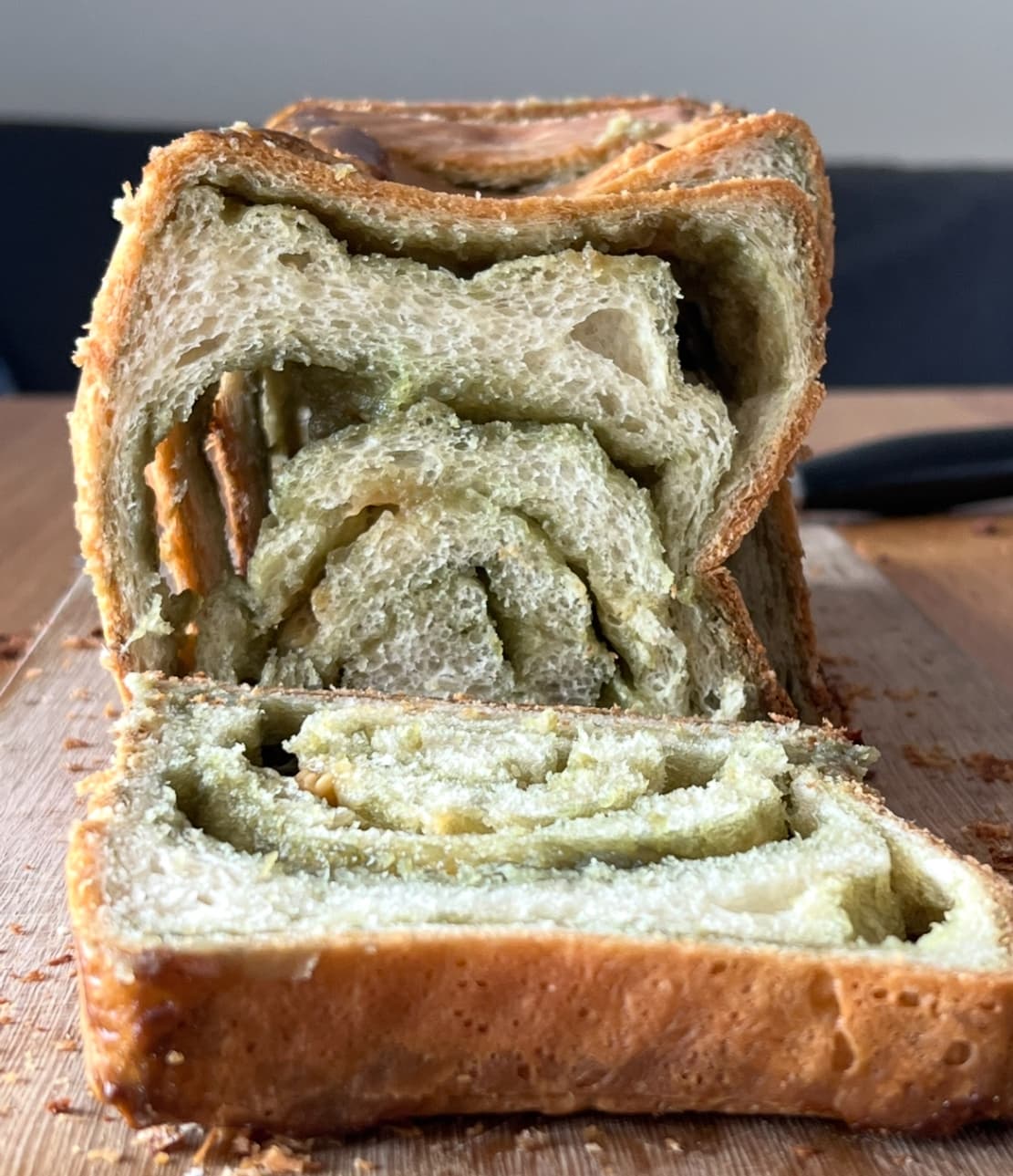 Matcha White Chocolate Babka - image