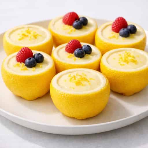3-Ingredient Lemon Posset Cups