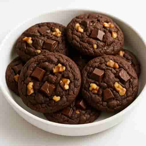 Irresistible Double Chocolate Chunk Cookies