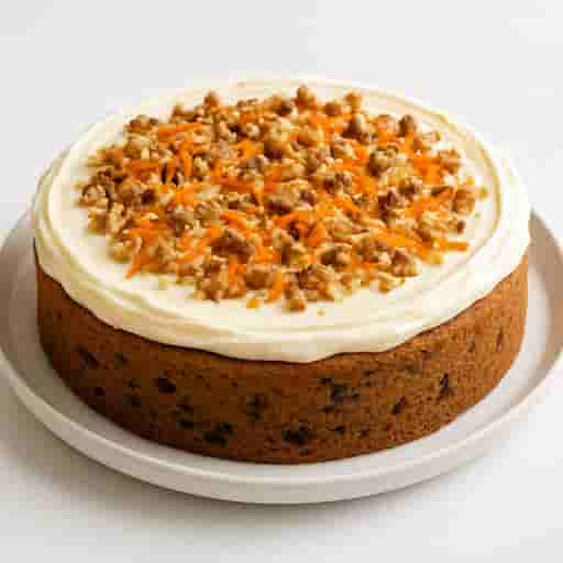 Moist Whole Wheat Carrot Cake with Cream Cheese Frosting