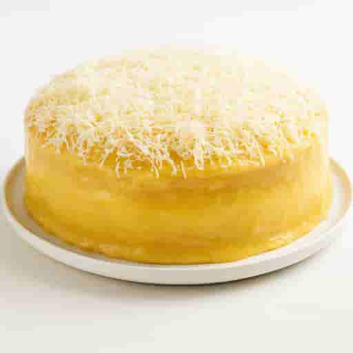 Fluffy Filipino Yema Cake with Creamy Custard Image
