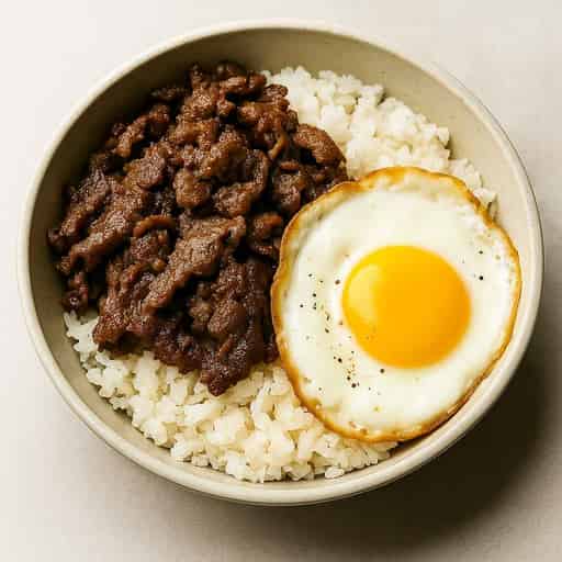 Quick Beef Tapsilog