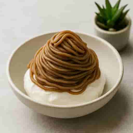 Pure Chestnut Mont Blanc Cream — No Dairy, No Booze