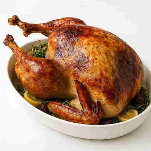 Ultimate Juicy Roast Turkey with Garlic Herb Butter